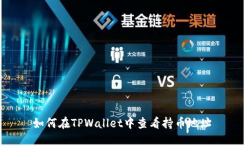如何在TPWallet中查看持币地址